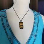Pendentif en Oeil de Tigre