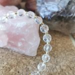 Bracelet en Cristal de Roche Facetté