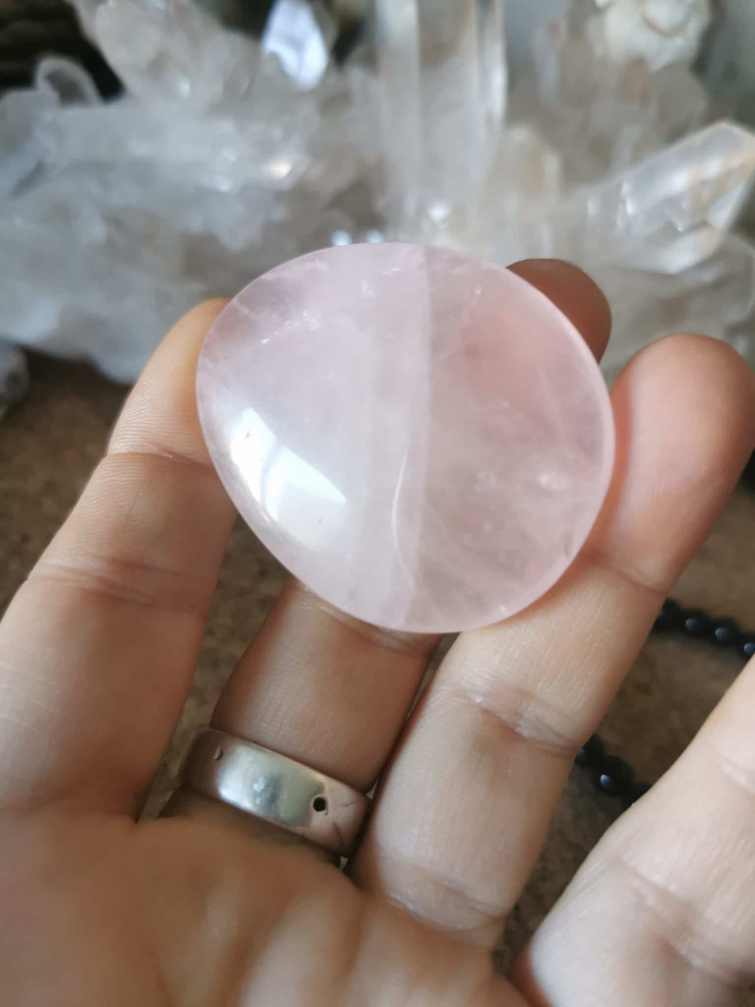 GALET QUARTZ ROSE
