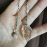 Pendule Goutte en Cristal de Roche