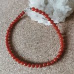 Collier en CORNALINE