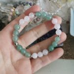 Bracelets en QUARTZ ROSE et AVENTURINE