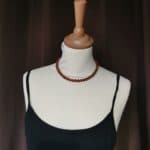 Collier en CORNALINE