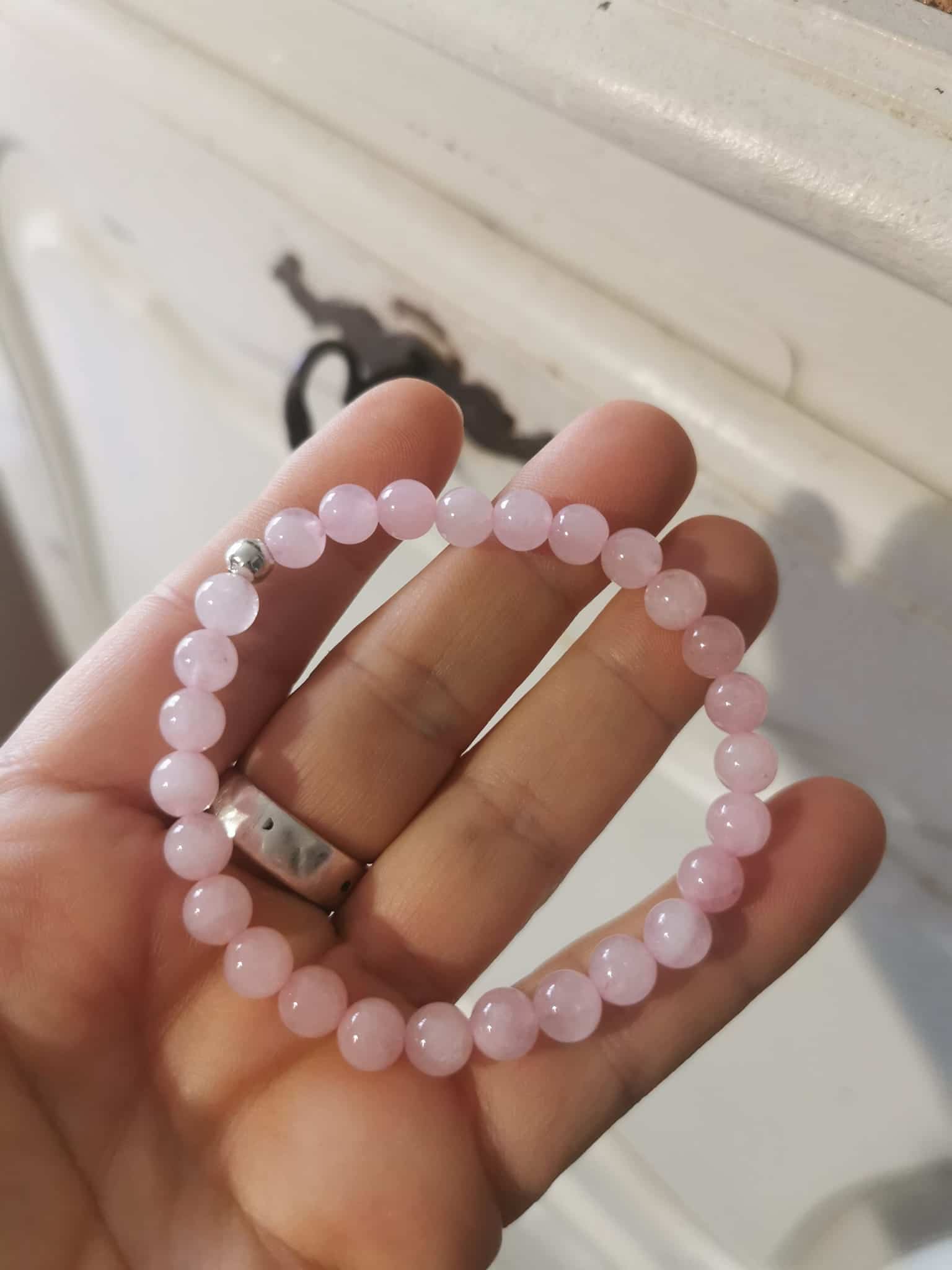 bRACELET EN qUART rOSE