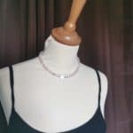 collier en Quartz rose
