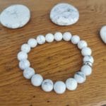bracelet en howlite de 10 mm
