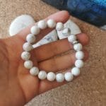 bracelet en howlite de 10 mm