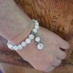 bracelet howlite 8mm
