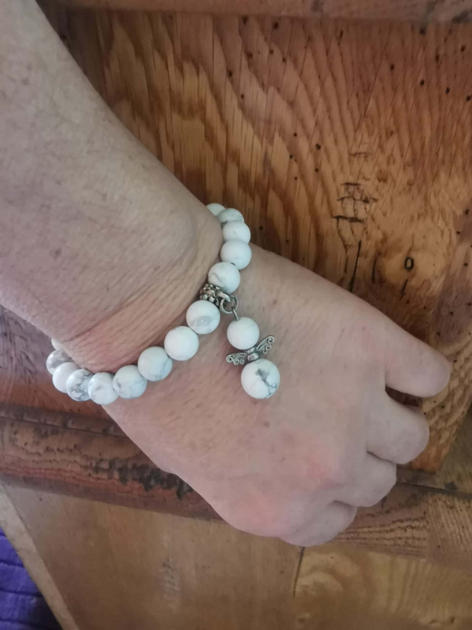 bracelet howlite 8mm