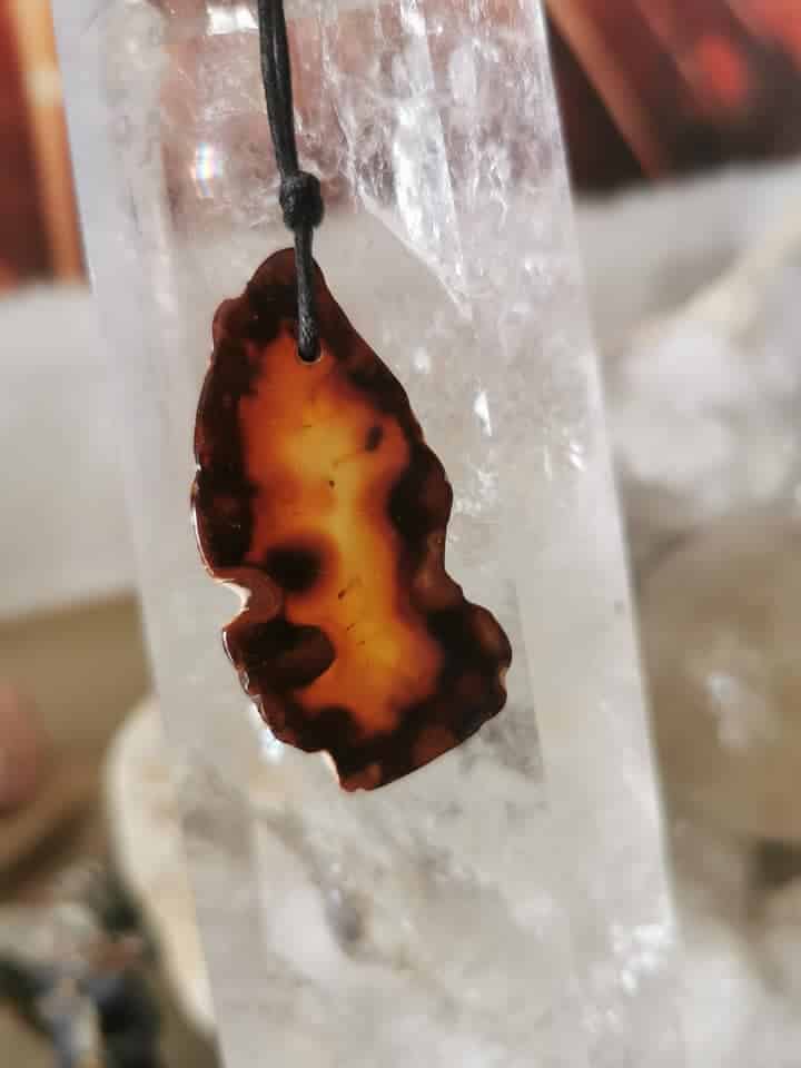 Collier en Cornaline