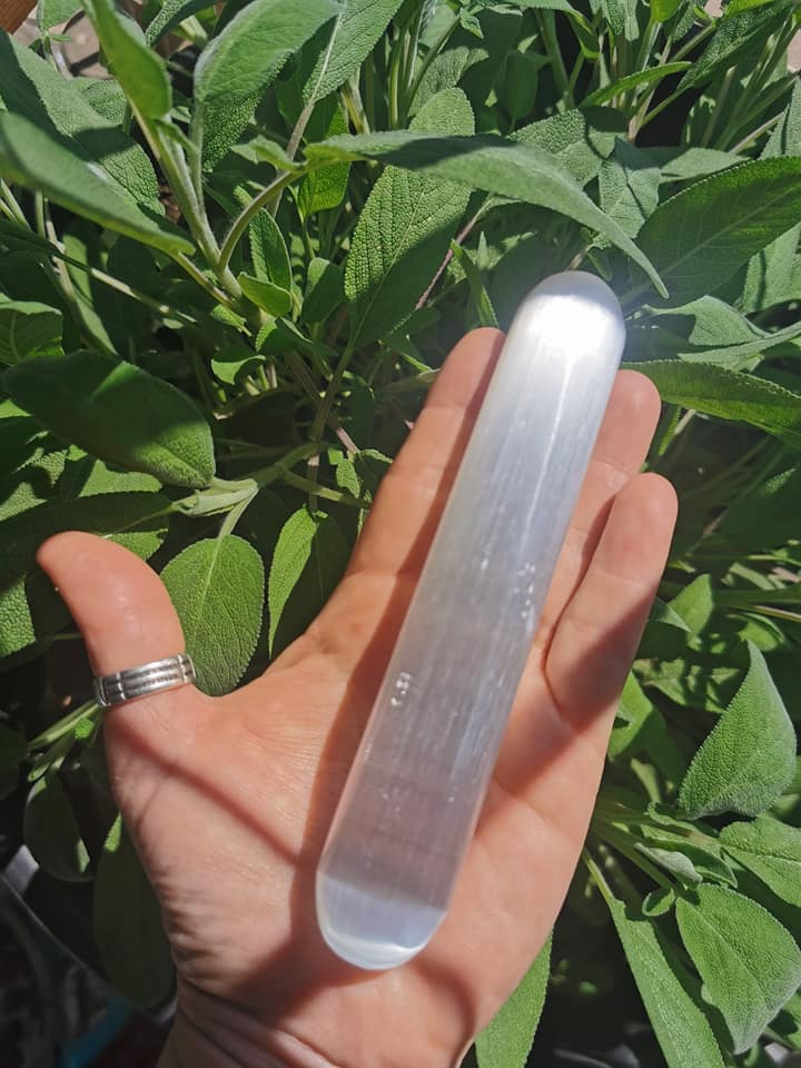 Bâton de Massage en Sélénite