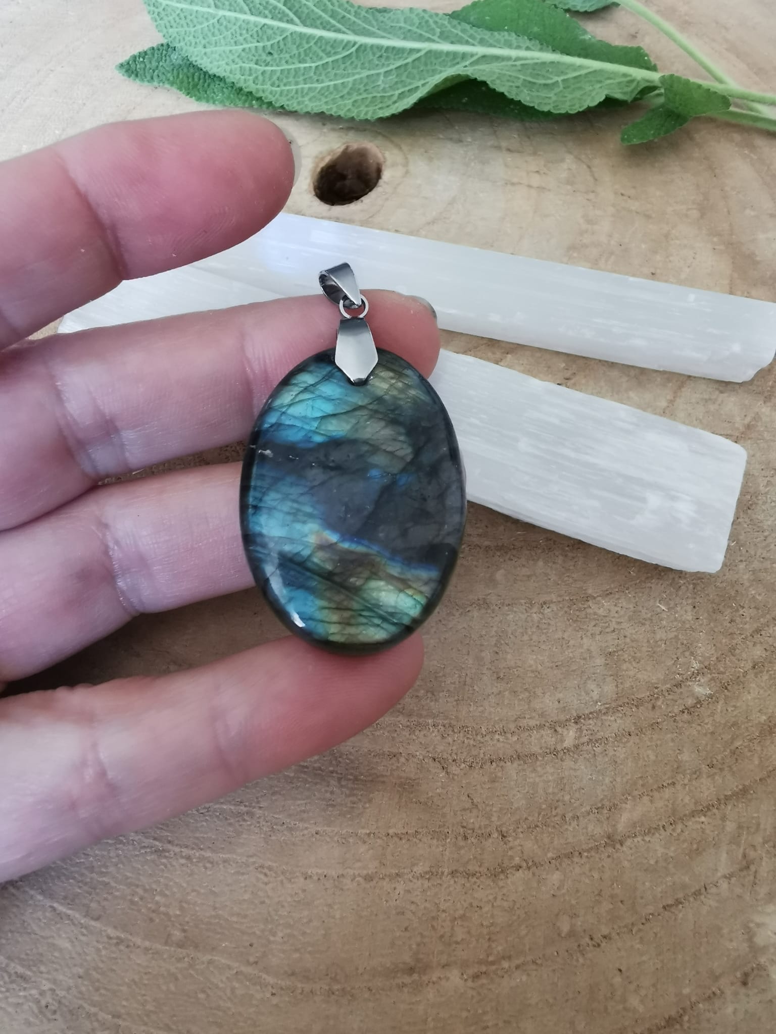 Pendentif en Labradorite P402-