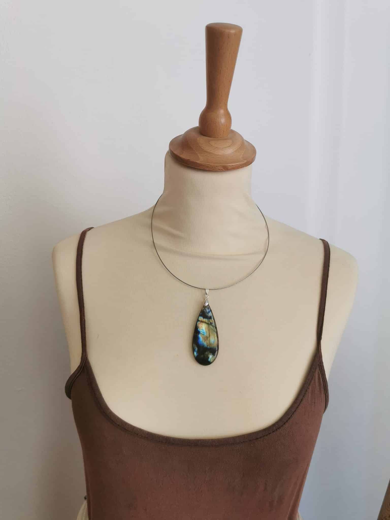 Pendentif en Labradorite 413