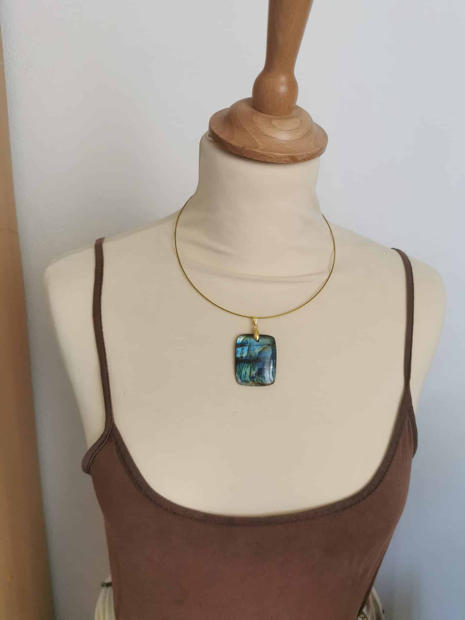 pendentif en Labradorite 406